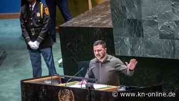 Selenskyj vor UN: Russlands Aggression bedroht auch andere Staaten