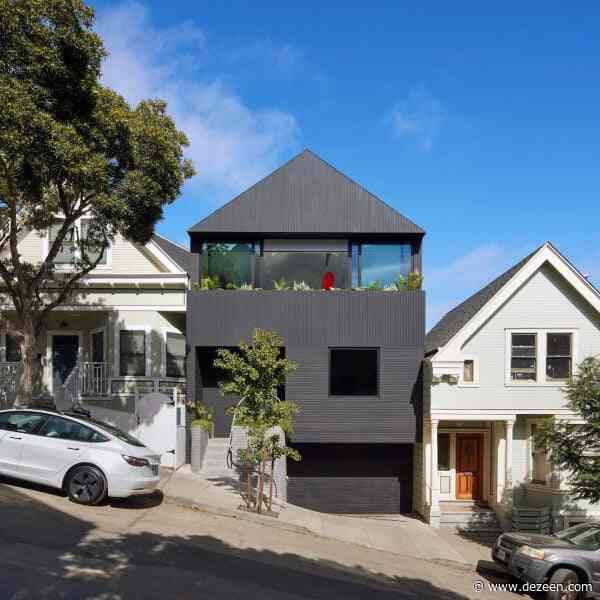 Mork-Ulnes creates black San Francisco house to be "laboratory" for creative work