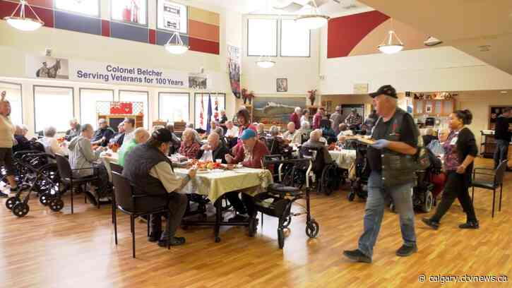 'We don't want the veterans here to feel forgotten': Old and young veterans connect at Calgary luncheon