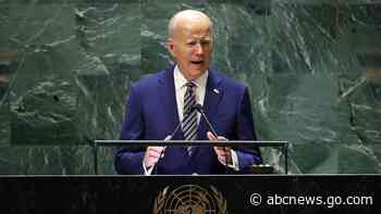 Biden offers support for Ukraine, stresses global unity in United Nations speech