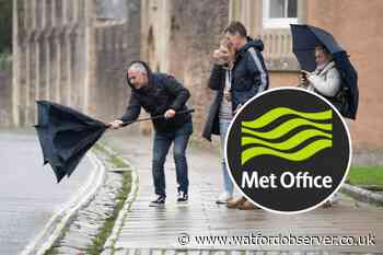 Met Office predicts strong winds and rain for Watford