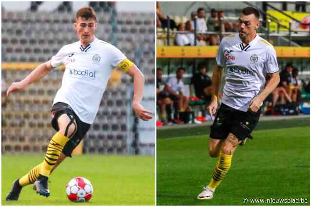 Arne Cassaert en Stan Braem vinden het een eer om voor het Lokeren-Temse van Hans Cornelis te voetballen: “Met deze club willen we terug naar het profvoetbal”