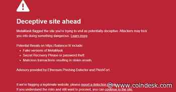 DeFi Protocol Balancer Says Web Front End Is ‘Under Attack’