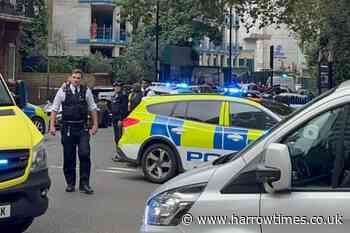 Paddington Green London stabbing: Pictures from scene