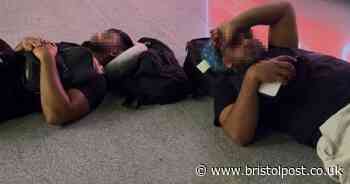 Friends sleep on airport floor when Jet2 aircraft left without them 'after row'