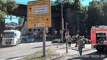 Gasalarm in Calw: Explosionsgefahr in der Bahnhofstraße