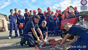Die Jüngsten waren am schnellsten beim Löschangriff in Jena-Isserstedt