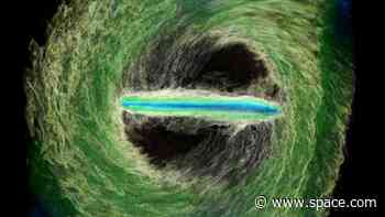 Supermassive black holes eat more quickly than expected, 3D simulations suggest