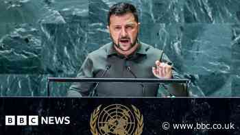 Ukraine war: Russian 'evil cannot be trusted', Zelensky tells UN
