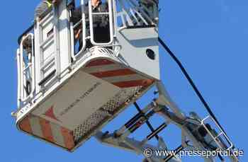 FW-OG: Baustellenunfall - Patientenrettung über die Drehleiter