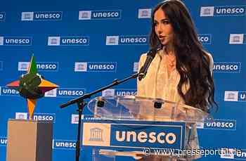 SACRED PLANET BY RITA SABO FOR #ART4GLOBALGOALS: Ausstellungseröffnung von Rita Sabo im UNESCO-Hauptsitz Paris