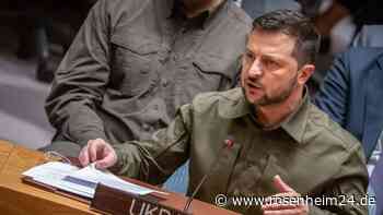 Selenskyj beklagt Machtlosigkeit der UN - verlangt Reformen