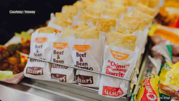 Allsup's burritos and chimichangas available for purchase online