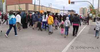 Protesters clash over gender ideology in Saskatoon