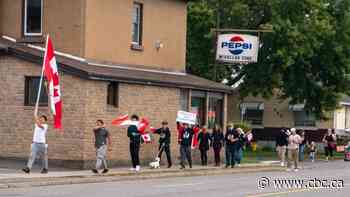 Small protest over LGBTQ rights in schools held in Thunder Bay as 'Healing Rally' set for evening