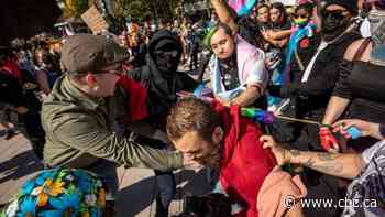 Crowds gather in Calgary and across Canada for rallies and counter-protests about LGBTQ rights in schools
