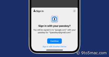 1Password is now officially rolling out passkey support for iOS 17 users