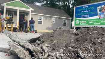 Habitat for Humanity building two families new homes in Chesapeake and Suffolk