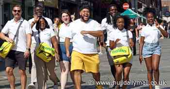 TV personality Big Zuu takes to the streets of London to spread positivity