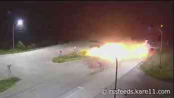 Driver in fiery semi crash miraculously survives