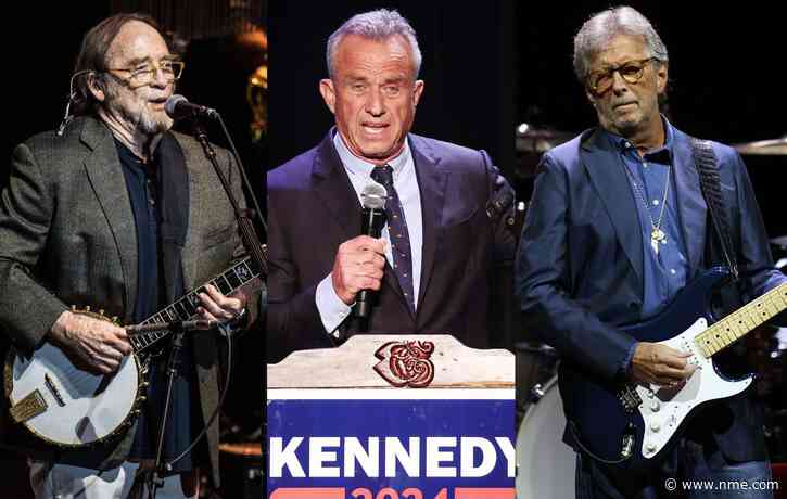 Eric Clapton and Stephen Stills help raise millions for controversial Robert F. Kennedy Jr.’s Presidential campaign