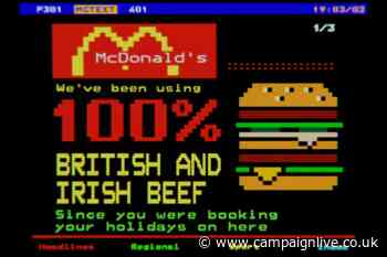 Pick of the Week: McDonald's takes a trip down memory lane with Teletext