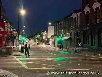 Rad near Finsbury Park shut by police after two stabbed