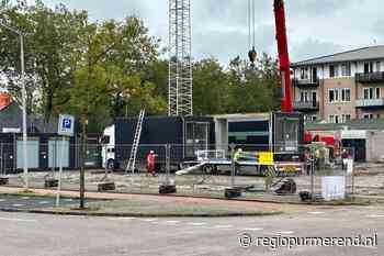 Bouw tijdelijke containerwoningen Waterlandlaan begonnen