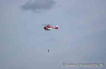 Startschuss für die luftgestützte Wasserrettung / Bautzener Luftretter trainieren den Ernstfall