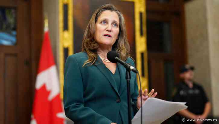 Freeland introduces bill to remove GST off rental developments, amend competition law