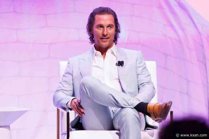Matthew McConaughey again floats possibility of running for political office
