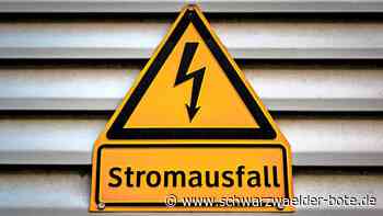 Nächtlicher Stromausfall: Kurzschluss sorgt für Blackout in Calw