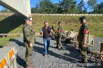 Hüllhorst: Reservisten schießen mit Pistole und Gewehr