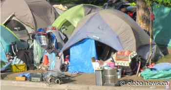 Firefighters douse ‘large fire’ at small encampment near Hamilton City Hall