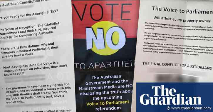 Voice pamphlets: false claims and conspiracy theories distributed across Australia