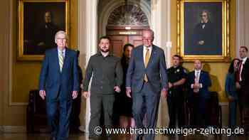 Selenskyj auf schwieriger Mission in Washington