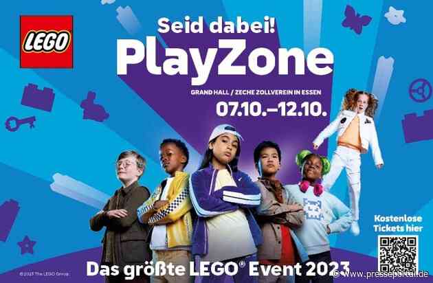 Herbstferien-Spaß für Kinder: Das größte LEGO® Event des Jahres in der Zeche Zollverein Essen / Kostenfreie Tickets für Familien