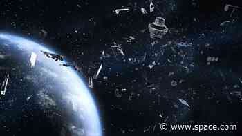 Close call! 2 huge pieces of space debris had a near-miss in Earth orbit