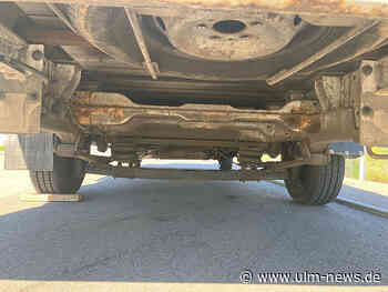 Sprinter auf A 7 gestoppt Verkehrsunsicher und umgebaut