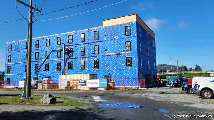 Opening of supportive housing building in Chilliwack, west of Young Road, delayed until 2024
