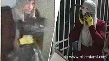Burglar busts through North Miami pawn shop's roof in $160K heist caught on camera