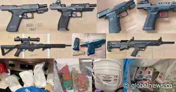 2 arrested, guns, kilos of drugs seized during Calgary organized crime investigation