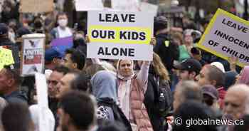 Protests about LGBTQ2 policies in schools sparking Alberta policy debate