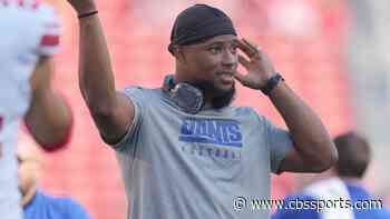 Saquon Barkley injury update: Giants RB says he's dealing with high ankle sprain, hopes to be ready for Week 4