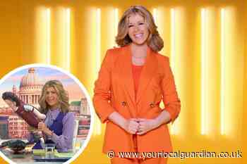 Kate Garraway avoids blowing into Ben's bottom on GMB