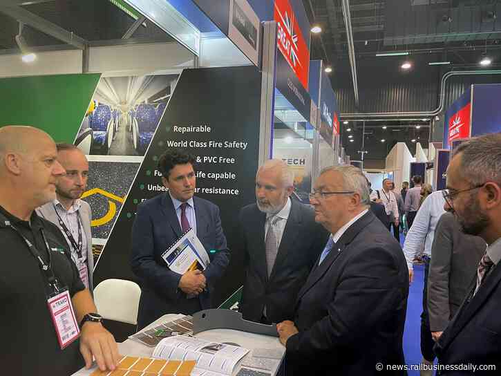 Rail & HS2 Minister Huw Merriman supports UK rail businesses at TRAKO Expo, in Poland