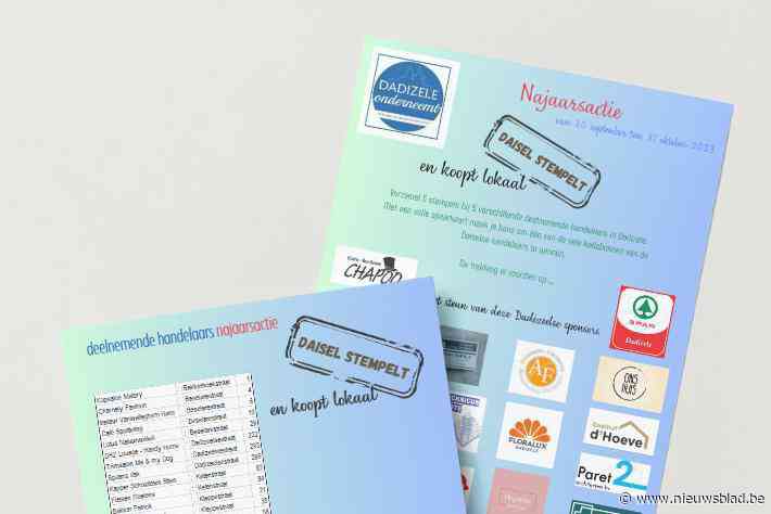 Ondernemersvereniging pakt uit met eerste editie van ‘Daisel Stempelt’, 47 handelaars nemen deel