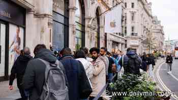 iPhone 15 goes on sale: Thousands queue outside Apple Stores across Britain, France and Thailand as first pre-orders are delivered to customers around the world
