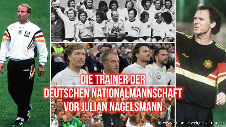 Herberger, Vogts, Völler: Die DFB-Trainer vor Nagelsmann