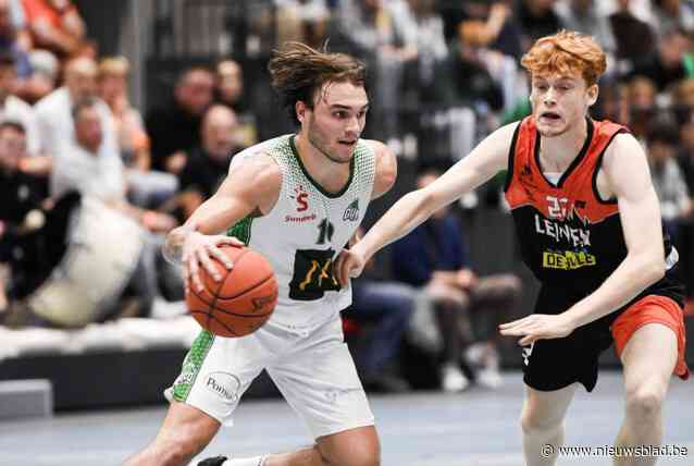 Stan Solie, de jonge spelverdeler van Young Leuven Bears, is best streng voor zichzelf: “Ik wil vooral geen stappen overslaan”
